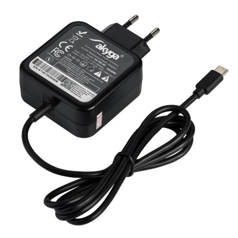 Zasilacz sieciowy Akyga AK-ND-60 do notebooka 20V/2,25 - 3A 45W USB type C AKYGA Zasilacz sieciowy Akyga AK-ND-60 do notebooka 20V/2,25 - 3A 45W USB type C AKYGA