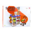 Zestaw Sklepowy Kasa Wózek Skaner Supermarket Sklepik Dla Dzieci LEAN Toys