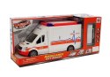 Ambulans na Baterie z noszami Dźwięk i Światło LEAN Toys Ambulans na Baterie z noszami Dźwięk i Światło LEAN Toys