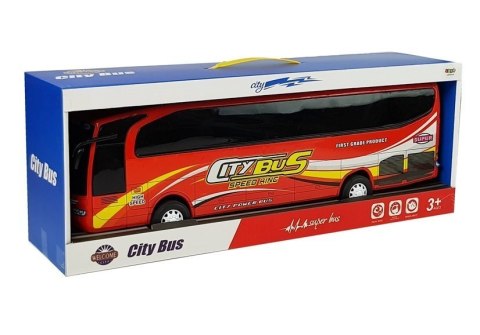 Autobus Miejski Model Czerwony 54cm LEAN Toys Autobus Miejski Model Czerwony 54cm LEAN Toys
