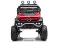 Pojazd na Akumulator Mercedes Unimog S Czerwony Lakier LEAN CARS Pojazd na Akumulator Mercedes Unimog S Czerwony Lakier LEAN CARS