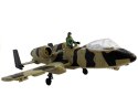 Samolot Wojskowy na Baterie Światła i Dźwięk 49 cm LEAN Toys