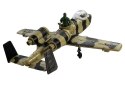 Samolot Wojskowy na Baterie Światła i Dźwięk 49 cm LEAN Toys