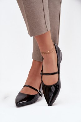 Baleriny Model Isvella QQ-269 Black - Step in style Step in style