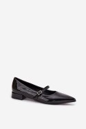 Baleriny Model Isvella QQ-269 Black - Step in style Step in style