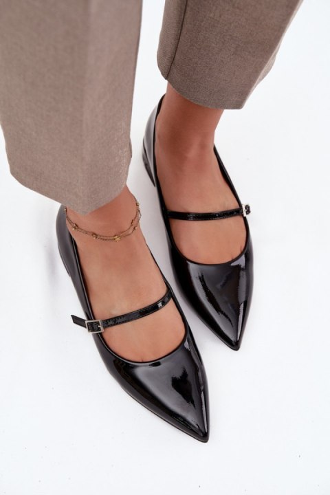 Baleriny Model Isvella QQ-269 Black - Step in style Step in style Baleriny Model Isvella QQ-269 Black - Step in style Step in style