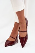 Baleriny Model Isvella QQ-269 Bordo - Step in style Step in style