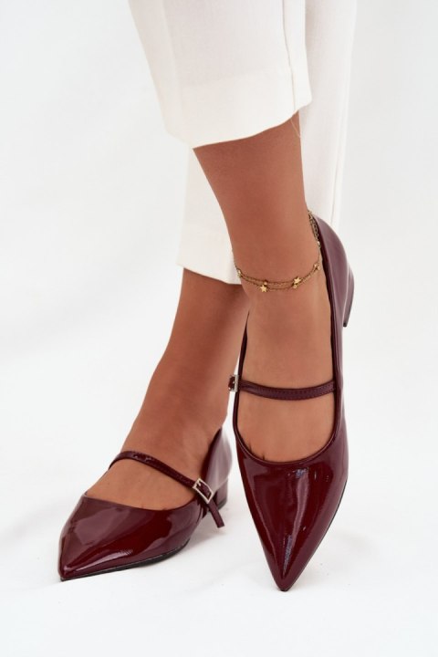 Baleriny Model Isvella QQ-269 Bordo - Step in style Step in style Baleriny Model Isvella QQ-269 Bordo - Step in style Step in style