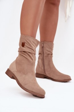 Botki Model Krisia LH109 Beige - Step in style Step in style
