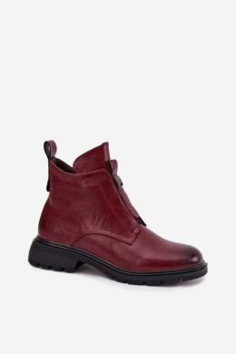 Botki Model Roselle RMR2501-1 Bordo - Step in style Step in style