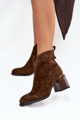 Botki Model Vinceza 66811 Brown - Step in style Step in style