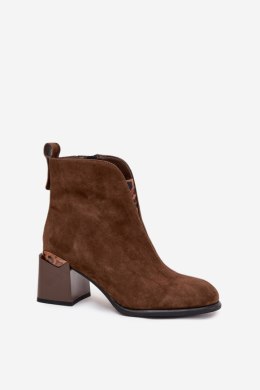 Botki Model Vinceza 66811 Brown - Step in style Step in style