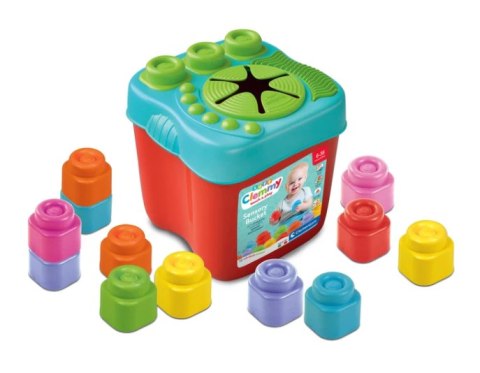 Clemmy Koszyk Sensoryczny Sorter Klocki Clementoni 17807 Clementoni Clemmy Koszyk Sensoryczny Sorter Klocki Clementoni 17807 Clementoni
