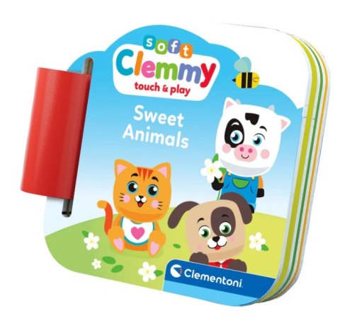 Clemmy Słodkie Zwierzaki Kotek Piesek Krówka Klocki Książeczka Clementoni 17849 Clementoni Clemmy Słodkie Zwierzaki Kotek Piesek Krówka Klocki Książeczka Clementoni 17849 Clementoni