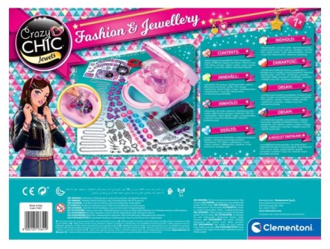 Crazy Chic Zestaw DIY Crazy Torebeczka Koraliki Bransoletki Clementoni 17651 Clementoni Crazy Chic Zestaw DIY Crazy Torebeczka Koraliki Bransoletki Clementoni 17651 Clementoni