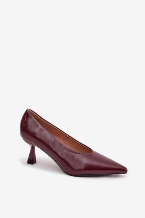 Czółenka Model Gavrielle 5645 Bordo - Step in style Step in style Czółenka Model Gavrielle 5645 Bordo - Step in style Step in style