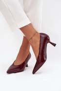 Czółenka Model Gavrielle 5645 Bordo - Step in style Step in style