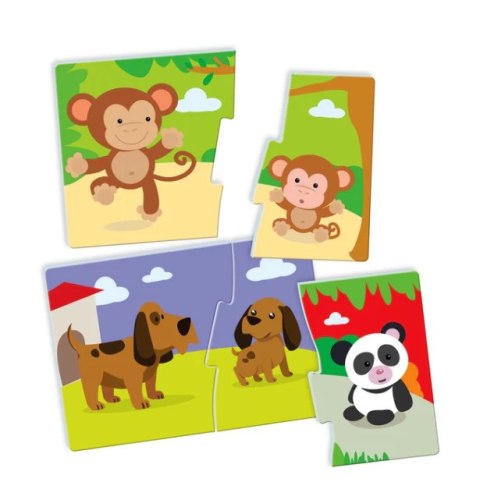 Gra edukacyjna Puzzle Mamy i Dzieci Język Polski Zwierzęta Uczę się Bawiąc Clementoni 50763 Clementoni Gra edukacyjna Puzzle Mamy i Dzieci Język Polski Zwierzęta Uczę się Bawiąc Clementoni 50763 Clementoni