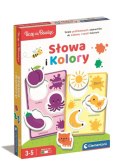 Gra edukacyjna Słowa i Kolory Uczę się Bawiąc Język Polski Clementoni 50760 Clementoni