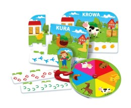 Gra edukacyjna Zwierzęta Na Farmie Uczę się Bawiąc Język Polski Clementoni 50768 Clementoni