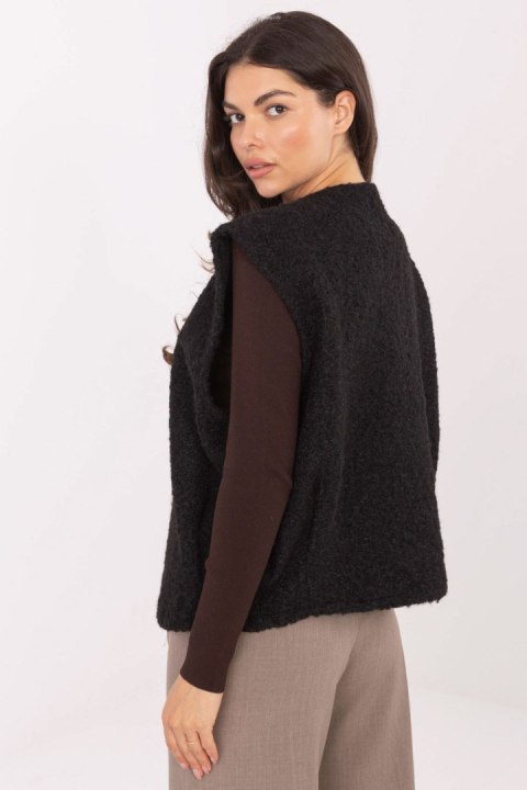Kamizelka Model IT-KZ-FL9622.29P Black - Rue Paris Rue Paris Kamizelka Model IT-KZ-FL9622.29P Black - Rue Paris Rue Paris