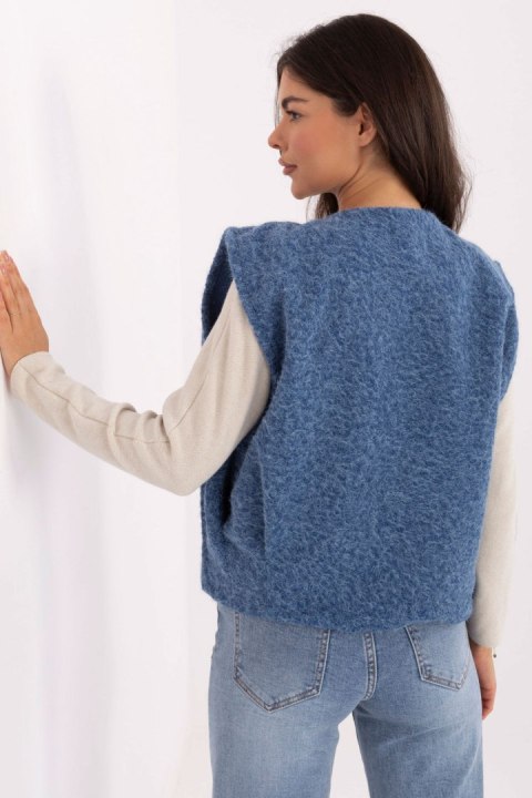 Kamizelka Model IT-KZ-FL9622.29P Blue - Rue Paris Rue Paris Kamizelka Model IT-KZ-FL9622.29P Blue - Rue Paris Rue Paris