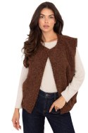 Kamizelka Model IT-KZ-FL9622.29P Brown - Rue Paris Rue Paris