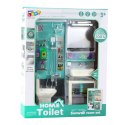 Łazienka Zabawkowa Prysznic Zlew Toaleta Światła Dźwięki Akcesoria LEAN Toys