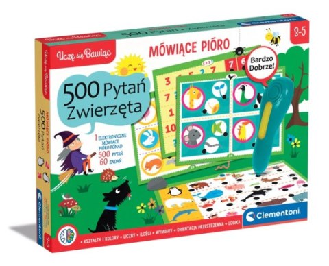 Mówiące Pióro 500 Pytań Zwierzęta Uczę się Bawiąc Język Polski Clementoni 50781 Clementoni Mówiące Pióro 500 Pytań Zwierzęta Uczę się Bawiąc Język Polski Clementoni 50781 Clementoni