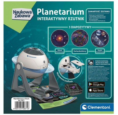 Naukowa Zabawa Interaktywny Rzutnik Planetarium Język Polski Clementoni 50871 Clementoni Naukowa Zabawa Interaktywny Rzutnik Planetarium Język Polski Clementoni 50871 Clementoni