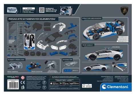 Naukowa Zabawa Klocki Laboratorium Mechaniki Lamborghini Huracan STO Język Polski Clementoni 50917 Clementoni Naukowa Zabawa Klocki Laboratorium Mechaniki Lamborghini Huracan STO Język Polski Clementoni 50917 Clementoni