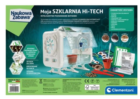 Naukowa Zabawa Laboratorium Szklarnia HI-TECH Botanika Doświadczenie Język Polski Clementoni 50915 Clementoni Naukowa Zabawa Laboratorium Szklarnia HI-TECH Botanika Doświadczenie Język Polski Clementoni 50915 Clementoni