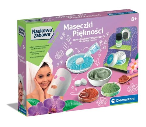 Naukowa Zabawa Zestaw DIY Maseczki Piękności Język Polski Clementoni 50901 Clementoni Naukowa Zabawa Zestaw DIY Maseczki Piękności Język Polski Clementoni 50901 Clementoni