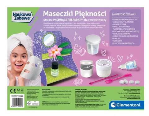Naukowa Zabawa Zestaw DIY Maseczki Piękności Język Polski Clementoni 50901 Clementoni Naukowa Zabawa Zestaw DIY Maseczki Piękności Język Polski Clementoni 50901 Clementoni