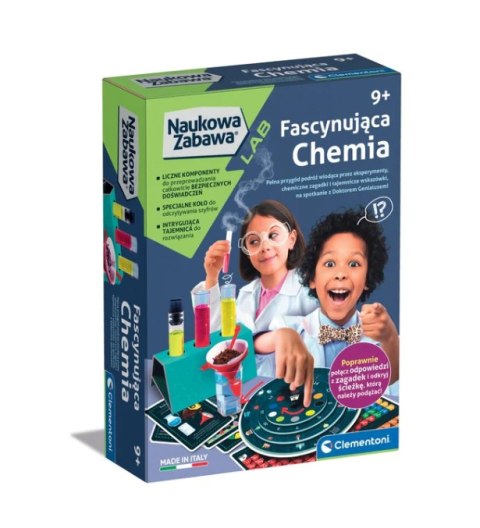 Naukowa Zabawa Zestaw Doświadczeń Eksperymenty Fascynująca Chemia Język Polski Clementoni 50699 Clementoni