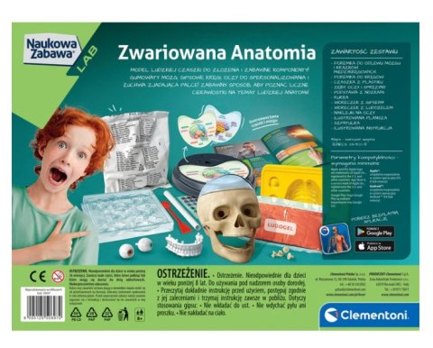 Naukowa Zabawa Zestaw Zwariowana Anatomia Język Polski Clementoni 50697 Clementoni Naukowa Zabawa Zestaw Zwariowana Anatomia Język Polski Clementoni 50697 Clementoni