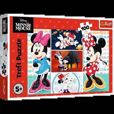 Puzzle - 100 - Zabawna Minnie - Disney - Trefl 16517 Trefl Puzzle Puzzle - 100 - Zabawna Minnie - Disney - Trefl 16517 Trefl Puzzle