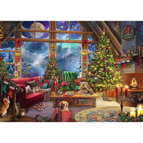Puzzle - 2x500 XMAS - Święta w górach - Trefl 37540 Trefl Puzzle Puzzle - 2x500 XMAS - Święta w górach - Trefl 37540 Trefl Puzzle