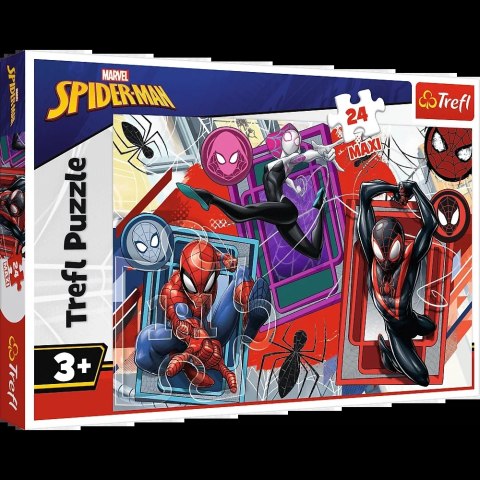 Puzzle - 24 Maxi - Pajęcze zmysły - Disney Marvel Spiderman - Trefl 14366 Trefl Puzzle Puzzle - 24 Maxi - Pajęcze zmysły - Disney Marvel Spiderman - Trefl 14366 Trefl Puzzle