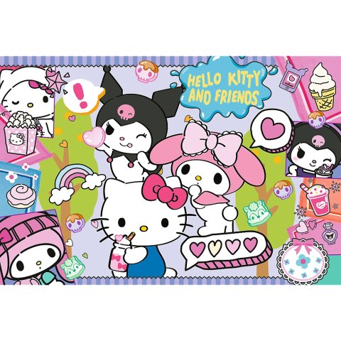 Puzzle - 300 - Szalone trio - Hello Kitty - Trefl 23039 Trefl Puzzle Puzzle - 300 - Szalone trio - Hello Kitty - Trefl 23039 Trefl Puzzle