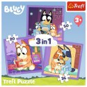 Puzzle - 3w1 (20, 36, 50) - Poznaj Bluey - Trefl 34895 Trefl Puzzle Puzzle - 3w1 (20, 36, 50) - Poznaj Bluey - Trefl 34895 Trefl Puzzle