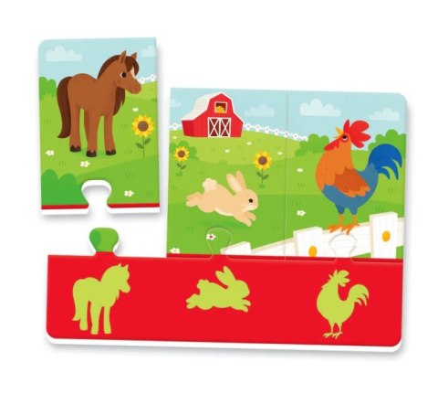 Puzzle Zwierzęta i Ich Cienie Uczę się Bawiąc Język Polski Clementoni 50762 Clementoni Puzzle Zwierzęta i Ich Cienie Uczę się Bawiąc Język Polski Clementoni 50762 Clementoni
