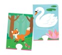 Puzzle Zwierzęta i Ich Cienie Uczę się Bawiąc Język Polski Clementoni 50762 Clementoni