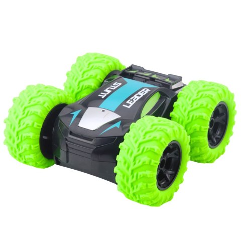 Samochód Kaskaderski Zdalnie Sterowany RC Obroty o 360° Zielony LEAN Toys Samochód Kaskaderski Zdalnie Sterowany RC Obroty o 360° Zielony LEAN Toys