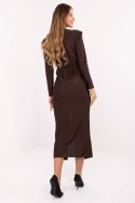 Sukienka Model IT-SK-21625.84 Dark Brown - Italy Moda Italy Moda