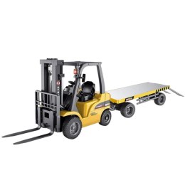 Wózek Widłowy Przyczepa Zdalnie Sterowany Pilot Pomarańczowy 1:10 R/C HUINA