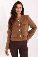 Żakiet Model IT-KR-FL9586.64 Camel - Rue Paris Rue Paris