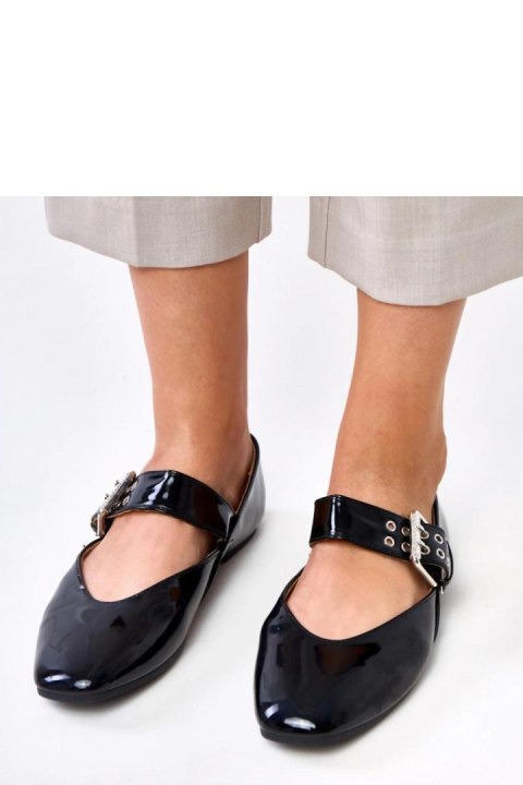 Baleriny Model Damia GL10-1 Black - Solea Solea Baleriny Model Damia GL10-1 Black - Solea Solea