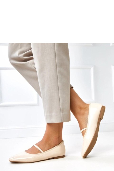 Baleriny Model Lantos LG23-3 Beige - Solea Solea Baleriny Model Lantos LG23-3 Beige - Solea Solea