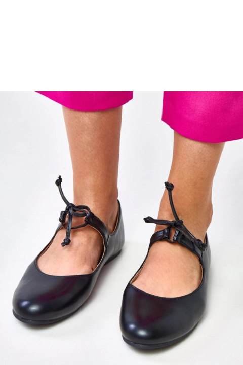 Baleriny Model Sallay BSD106-1 Black - Solea Solea Baleriny Model Sallay BSD106-1 Black - Solea Solea